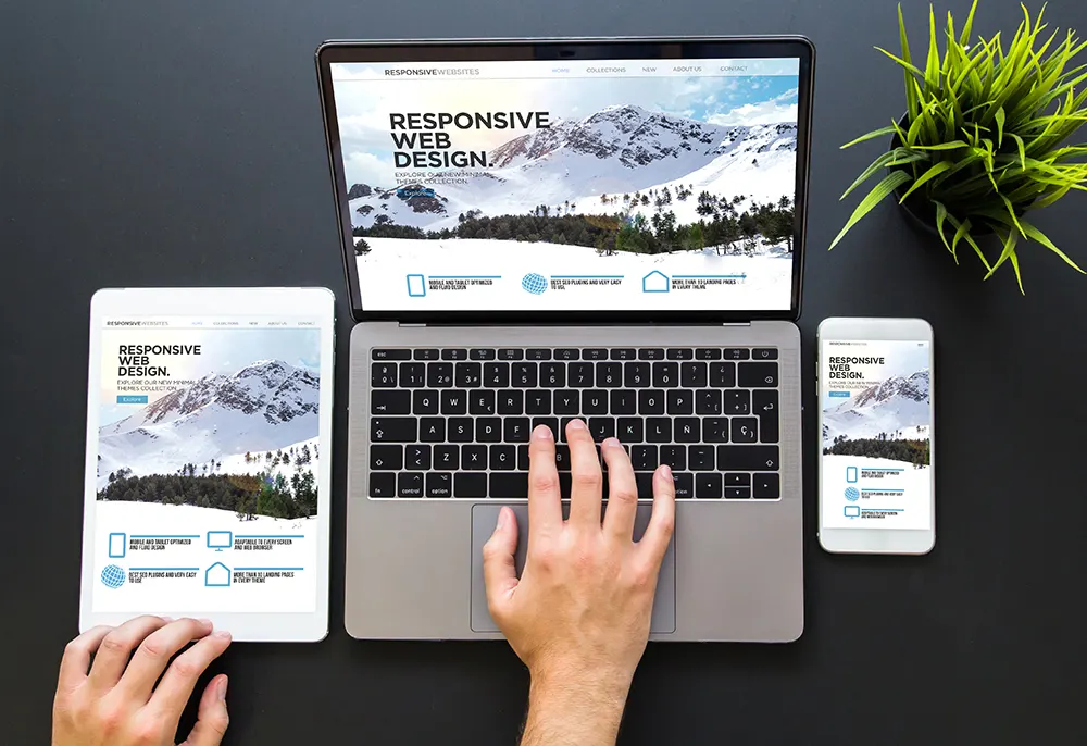 website design company creating responsive web design